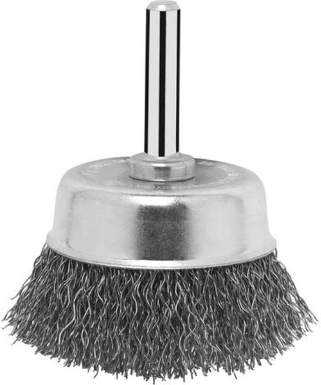 Bosch - Topfstahlbürsten für Bohrmaschinen - Welldraht, 50 mm 50 mm, 0,3 mm, 4500 U/min