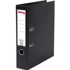 Ordner viking a4 karton, pp (polypropeen) zwart staand 2-rings 1 stuk