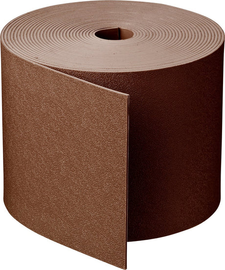 Natur - Bordüre auf Rolle - Taupe - 15cm x 10m - 3mm dick - flexibel