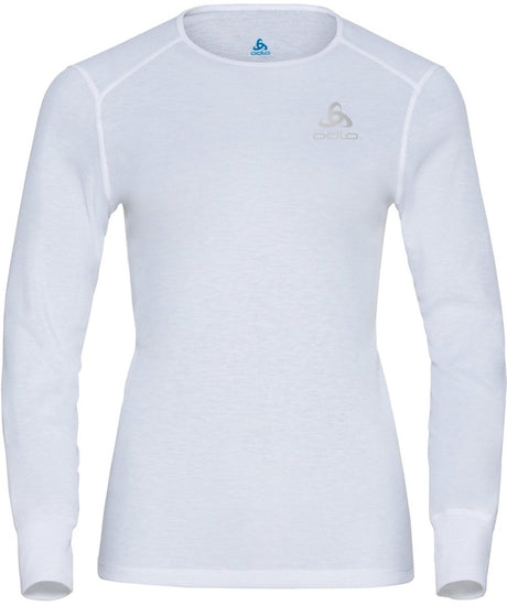 Odlo Active Warm Langarm-Thermoshirt Damen – Weiß – Größe M