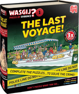 Wasgij pieces of evidence - the last voyage – unieke 3-in-1 puzzel met mysterie