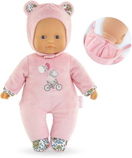 Corolle Mon Doudou Sweet Heart Babypop - Pink Beer, 30 cm