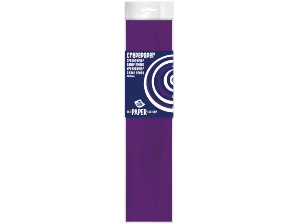 Haza Krepppapier 50x250 lila, Packung mit 10 Rollen