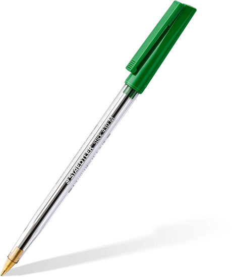 Staedtler - Stick 430 - Kugelschreiber - Medium - Grün - Schachtel mit 10 Stück