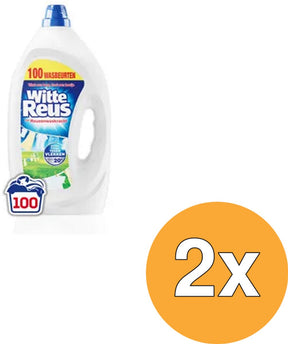 Witte reus wasmiddel gel - 2 x 100 wasbeurten - voordeelverpakking