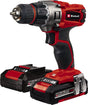 Einhell Akku-Bohrschrauber TE-CD 18 2 Li Kit – Power X-Change – 18 V Li-Ion – 44 Nm – 10 mm Schnellspannbohrfutter – inkl. 2x 2,0 Ah Akku und Ladegerät