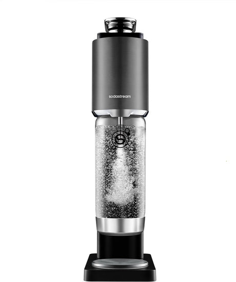 Sodastream fresh™ plus zwart bruiswatertoestel, inclusief 1l bruiswaterfles en quick connect co₂ cilinder
