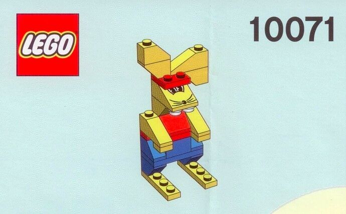 Lego - 10071 Mr. Easter Bunny einzigartiges Bauset