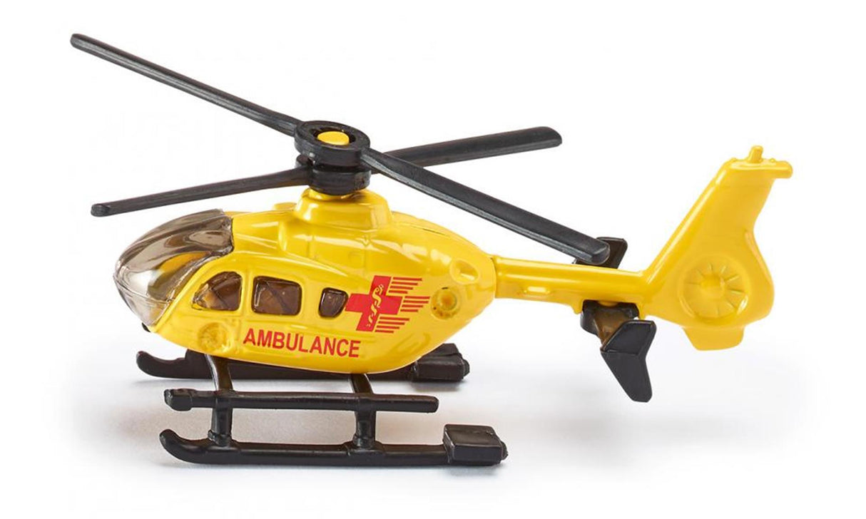 Siku 0856, Rettungshubschrauber-Spielzeug, Metall-Kunststoff