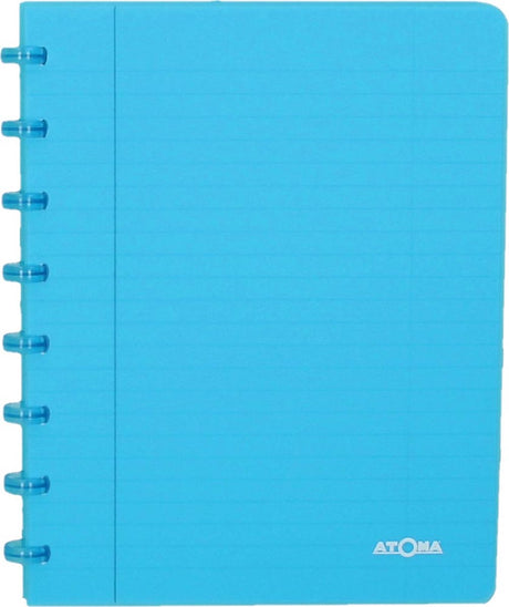 Atoma trendiges Notizbuch, ft A5, 144 Seiten, kariert 5 mm, transparent türkis