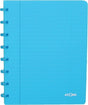 Atoma trendiges Notizbuch, ft A5, 144 Seiten, kariert 5 mm, transparent türkis