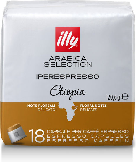 Illy - iperespresso Kaffee Äthiopien 6 x 18 Kapseln