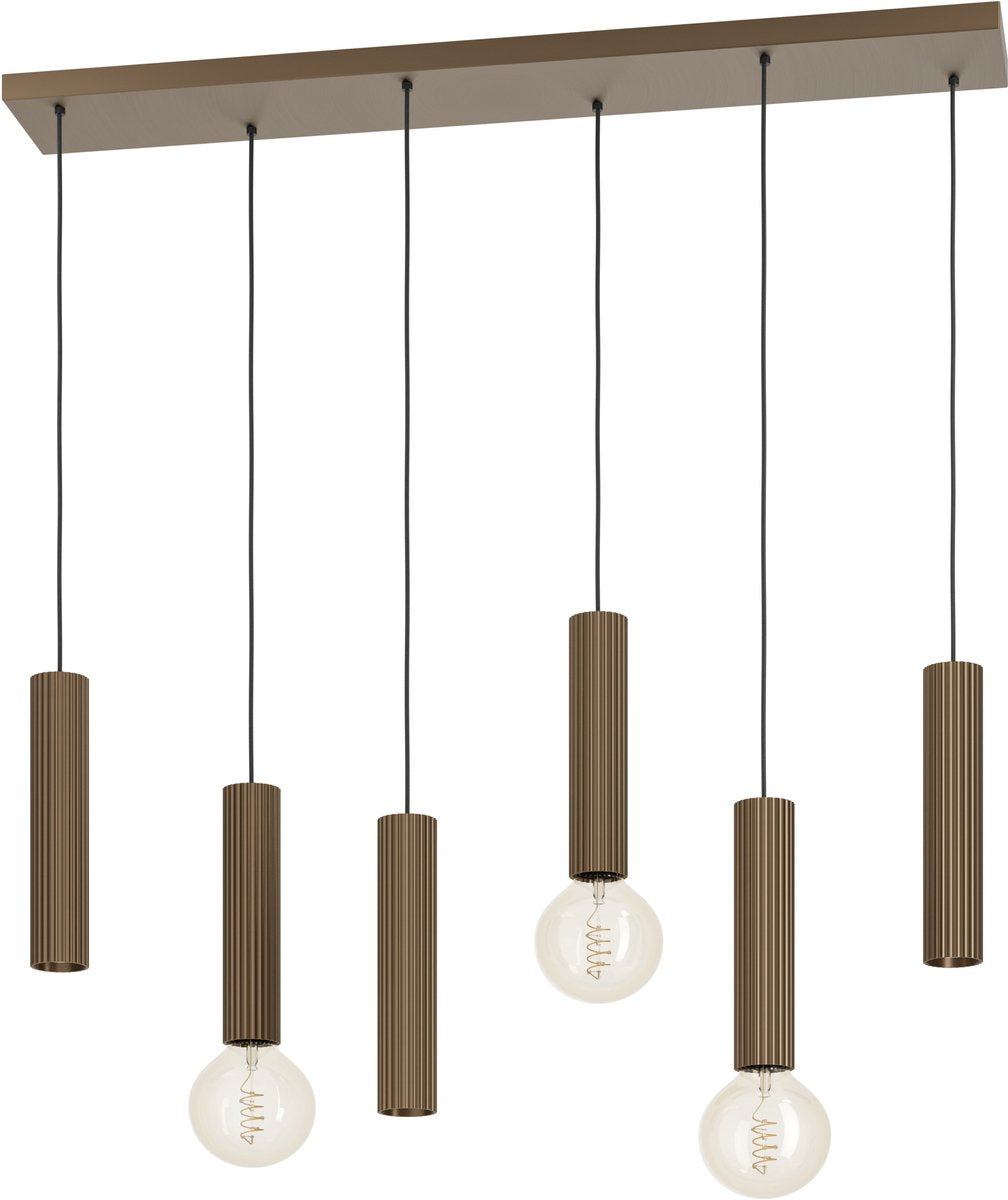 Eglo fariolo hanglamp - e27 - gu10 - 96 cm - brons
