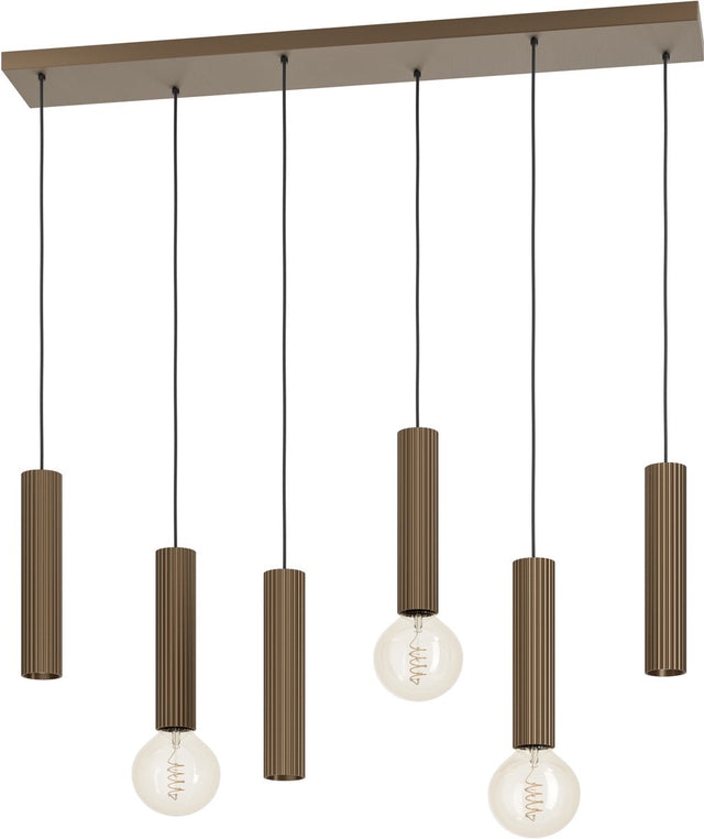 Eglo fariolo hanglamp - e27 - gu10 - 96 cm - brons