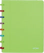 Atoma Tutti Frutti Notizbuch, ft A5, 144 Seiten, handelsüblich kariert, transparent grün