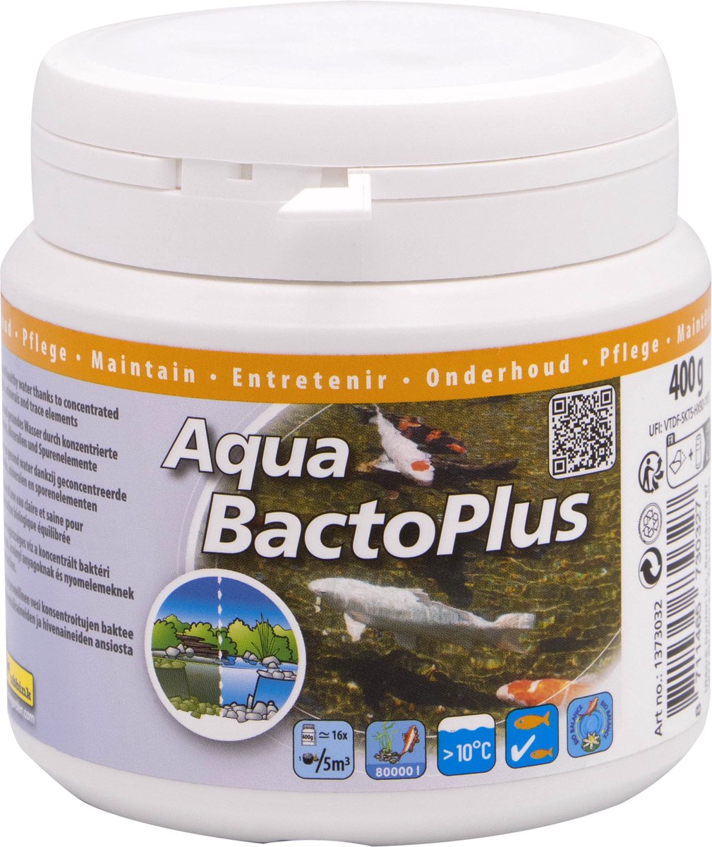 Ubbink Vijverwaterbehandlung Aqua Bacto plus 400 ml für 80000 l