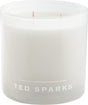 Ted sparks - geurkaars imperial - 70 branduren - 3 lonten - luxe verpakking - fresh linen