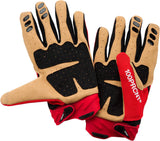 100% airmatic 2 - mtb gloves red black | s