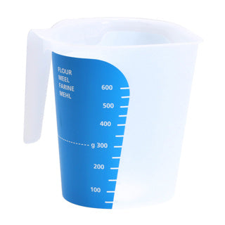 Messbecher 1000 ml blau dbp | 3 Stück