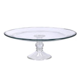 Royal Leerdam Kuchenplatte Glas auf Fuß 33 cm x 12,2 cm | 2 Stk