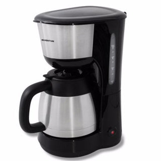 Inventum Kaffeemaschine kz618 1 l Thermoskanne aus schwarzem Edelstahl