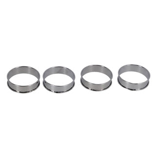 Patisse Tortenringe 4er Set 8 cm Edelstahl
