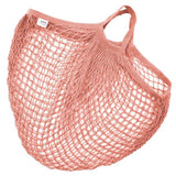 Point-Virgule-Netztasche mit kurzen Henkeln rosa 40x40cmbasic von | 10 Stück