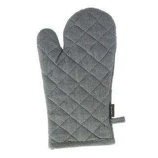 Leinen mehr Ofenhandschuh indi grau 18 x 33 cm | 3 Stück