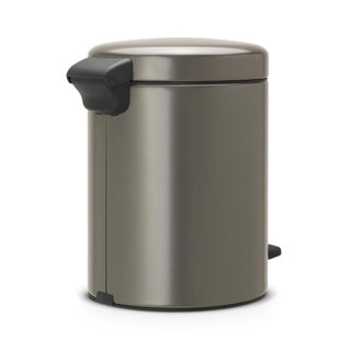 Brabantia Newicon Abfallbehälter – 5 Liter – Badezimmer – Platin