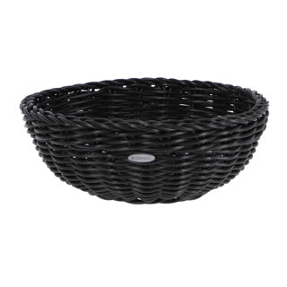 Westmark Brotkorb rund 23 x 9 cm schwarz | 3 Stück