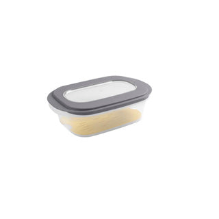 Sunware Sigma Home Käsebox mit Tablett 2 Liter transparent dunkelgrau 26,5x17,2x10,5cm