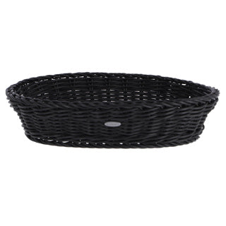 Westmark Brotkorb oval 32x23x7 cm schwarz | 3 Stück