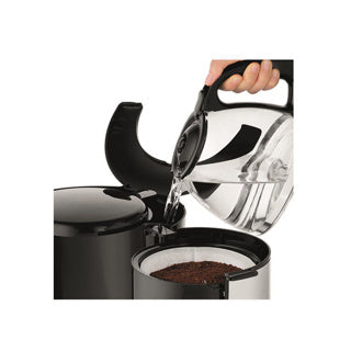 Tefal Subito Kaffeemaschine Edelstahl schwarz