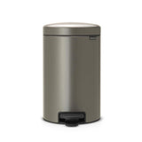 Brabantia Newicon Abfallbehälter – 12 Liter – Platin