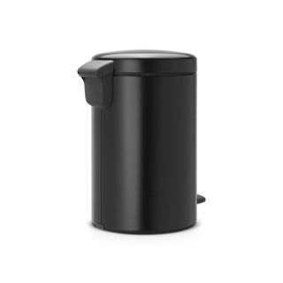 Brabantia Newicon Abfallbehälter – 12 Liter – Mattschwarz