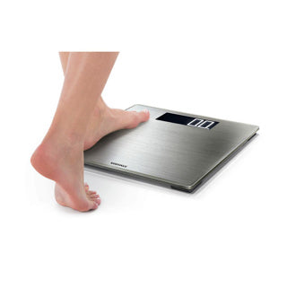 Leifheit Soehnle 63867 Style Sense Safe 300 Digitale Personenwaage aus Edelstahl