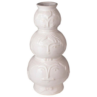 Gusta Vase mit 3 Gesichtern 13,8 x 29,8 cm | 3 Stück