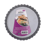 Patisse-Quicheform mit silberner Oberseite, loser Boden, hoher Rand, 15 cm | 2 Stk