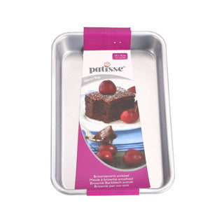 Patisse Brownie-Form mit silberner Oberseite, 28 x 18 cm