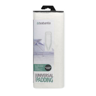 Brabantia Bügelbrettunterlage – Universal – Filz – 135 x 49 cm – Weiß
