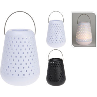 LED-Laterne d19xh26cm 2 verschiedene Farben