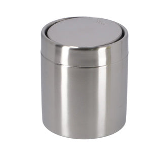 Eko Tischabfalleimer Fandy 1,5l - Silber | 2 Stk