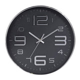 Wanduhr 30,5 cm 3-fach sortiert silber | 2 Stk