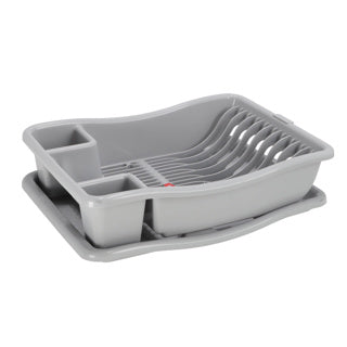 Curver Abtropfgestell mit Plateau hellgrau 29x39x11cm