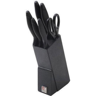 Richardson Sheffield Laser Kitchen Messerblock 6-teilig schwarz