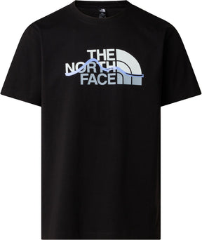 The North Face M Mountain Line Regular Short Sleeve Tee Herren Outdoor-Shirt – TNF Black