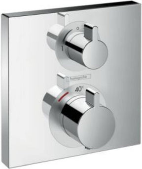 Hansgrohe ecostat square thermostaat afbouwdeel voor 2 functies chroom