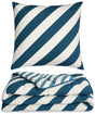 Ambiante mares - dekbed zonder overtrek (incl. 2 kussenslopen) - 240x200 cm - blauw - all year - wasbaar