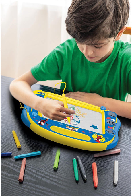Lexibook spidey en zijn geweldige vrienden magnetisch meerkleurig tekenbord met accessoires a5 formaat