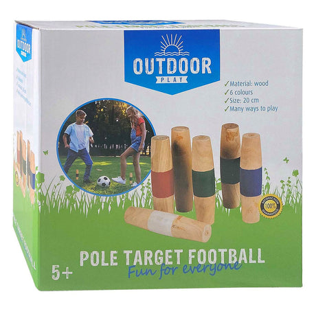 Outdoor -Spiele Holzpfoten Fußball